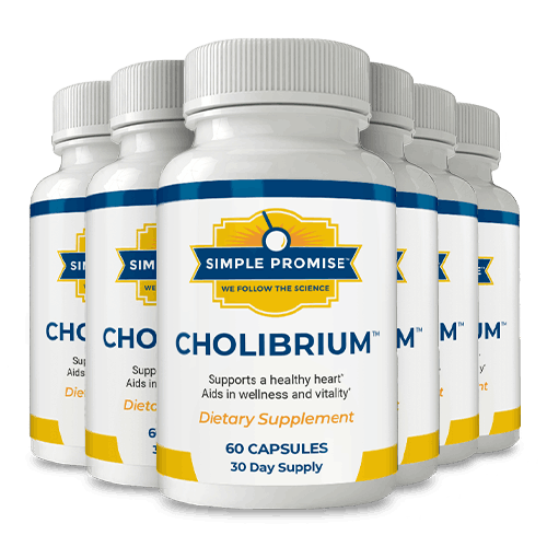 Cholibrium 6 bottle supplement package